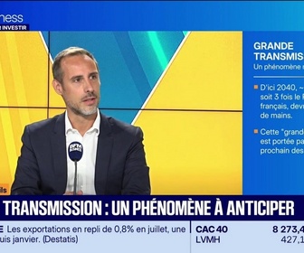 Replay Tout pour investir - La boîte à outils : Alexandre Boutin - Grande transmission, un phénomène à anticiper - 08/09