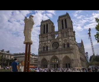 Replay Des terroristes menacent la cathédrale Notre-Dame de Paris dans une vieille vidéo truquée