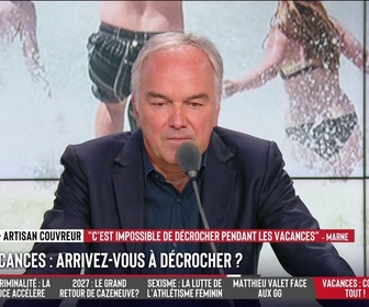 Replay Les Grandes Gueules - Un cadre sur 2 ne parvient pas à décrocher pendant ses vacances : allez-vous réussir à ne pas bosser cet été ?