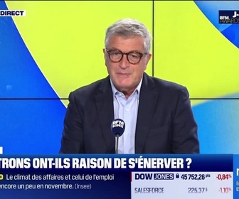 Replay Good Morning Business - Le débrief de l'actu : Les patrons ont-ils raison de s'énerver ? - 21/11