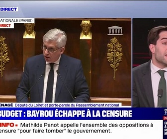 Replay Tout le monde veut savoir - Adoption du budget: Si on avait censuré, la situation aurait été bien pire, explique le porte-parole du Rassemblement national