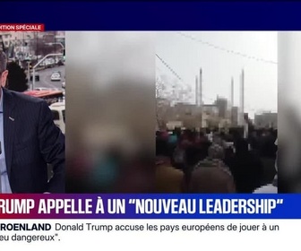 Replay BFM Grand Soir - Iran : Trump appelle à un nouveau leadership - 17/01