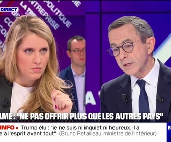 Replay BFM Politique - Droit du sol: le ministre de l'Intérieur, Bruno Retailleau, souhaite durcir la législation