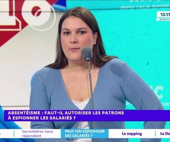 Replay Estelle Midi - Absentéisme : faut-il autoriser les patrons à espionner les salariés ?