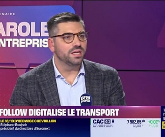 Replay Paroles d'entreprises - David Champalle (TransFollow) : TransFollow digitalise le transport - 22/11