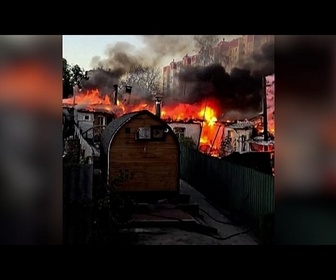 Replay Russie : des bâtiments en flammes après une frappe ukrainienne