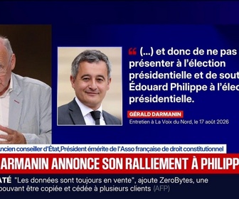 Replay BFM Grand Soir - 2027 : Darmanin annonce son ralliement à Philippe - 17/08