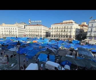 Replay Madrid : après deux semaines de campement, les militants du logement tiennent bon