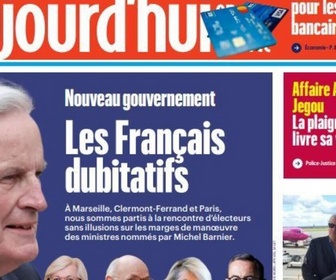 Replay Dans la presse - Nouveau gouvernement Barnier : Une équipe baroque et déséquilibrée