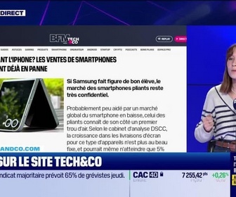 Replay Tech & Co, la quotidienne - À lire sur le site Tech&Co : En attendant l'iPhone, les ventes de smartphones pliants sont déjà en panne, par Salomé Ferraris - 03/12