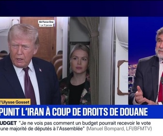 Replay BFM Grand Soir - Trump punit l'Iran à coup de droits de douane - 12/01