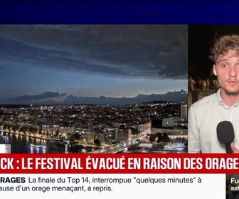 Replay BFM Grand Soir - Garorock : le festival évacué en raison des orages - 27/06