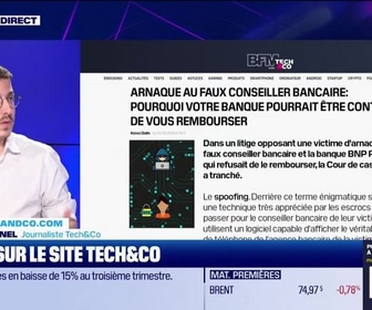 Replay Tech & Co, la quotidienne - À lire sur le site Tech&Co : Les banques françaises vont-elles devoir rembourser leurs clients victimes d'arnaque ? Par Sylvain Trinel - 23/10