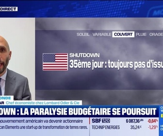 Replay BFM Bourse - L'éco du monde : Après 35 jours, le shutdown en cours devient le plus long de l'Histoire ! - 04/11