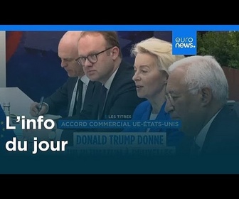 Replay L'info du jour | 8 mai 2026 - Mi-journée