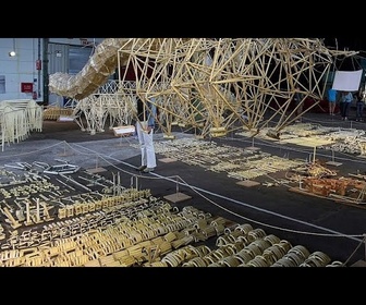 Replay Pays-Bas : les créatures de plage alimentées par le vent exposées à Delft