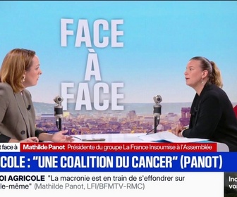 Replay Face à Face - Loi d'ugence agricole: Ça suffit l'empoisonnement du monde généralisé, tonne Mathilde Panot, présidente du groupe LFI à l'Assemblée