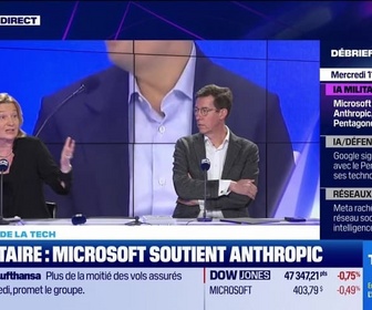 Replay Tech & Co, la quotidienne - IA militaire : Microsoft soutient Anthropic - 11/03