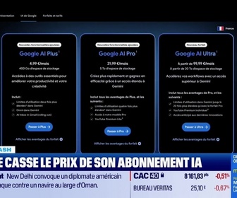 Replay Tech & Co, la quotidienne - Le Tech Flash : Google casse le prix de son abonnement IA par Léa Benaim - 10/06