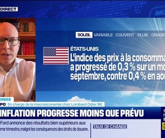 Replay BFM Bourse - L'éco du monde : Indicateur du jour, les prix à la conso US (septembre) - 24/10