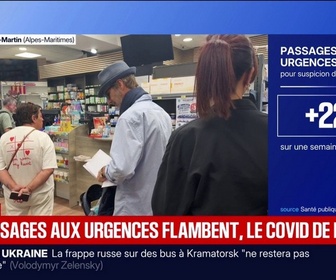Replay BFM Première - Face à une recrudescence des infections au Covid, les patients sont nombreux à aller consulter leur médecin et la demande d'autotests augmente