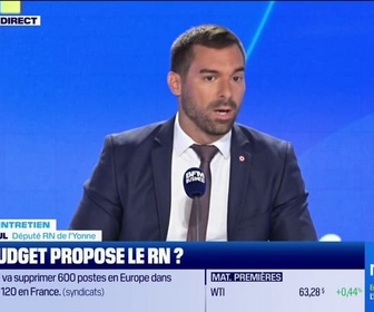 Replay Good Morning Business - Julien Odoul, député RN de l'Yonne énonce les lignes rouge du RN pour le budget 2026