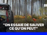 Replay ROBIN DE BFM - Ces habitants de Gironde aident les pompiers à combattre le feu