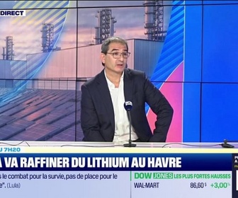 Replay Good Morning Business - Livista installe son usine de raffinage de lithium en France plutôt qu'en Allemagne