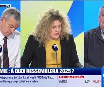 Replay Good Morning Business - Nicolas Doze face à Jean-Marc Daniel : Économie, à quoi ressemblera 2025 ? - 17/12