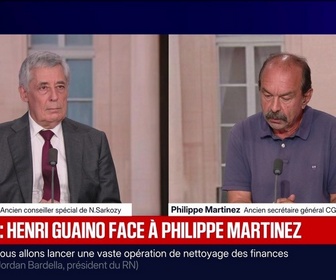 Replay BFM Grand Soir - Le duel : Henri Guaino face à Philippe Martinez -19/09