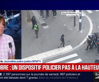 Replay BFM Première - Gestion du maintient de l'ordre lors des manifestations du 17 octobre: le dispositif policier était-il à la hauteur?