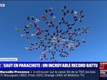 Replay L'image du jour - 151 personnes battent le record du monde de saut en parachute en équipe