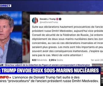 Replay BFM Story - Story 8 : Nucléaire, l'ultime coup de pression de Trump ? - 01/08