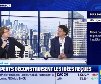 Replay BFM Bourse - Bullshitomètre : Les banques régionales US sont inquiétantes. FAUX ! répond Thibault Prébay - 22/10