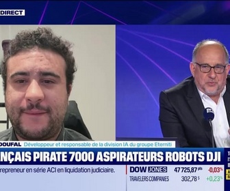 Replay Tech & Co, la quotidienne - Sammy Azdoufal (Groupe Eterniti) : Un Français pirate 7.000 aspirateurs robots de la marque DJI, et touche le jackpot - 10/03