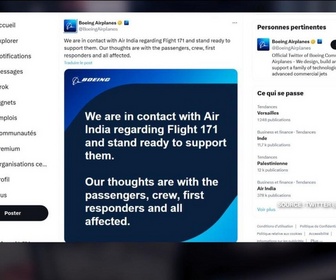 Replay Info éco - Crash d'un avion Air India : Boeing dans la tourmente de nouveau