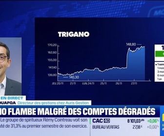Replay BFM Bourse - Trigano s'envole, la génération de cash rassure - 27/11