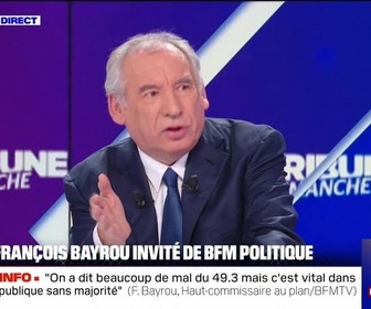 Replay BFM Story Week-end - Ce sont les jeunes qui vont payer les retraites qu'on verse aujourd'hui, François Bayrou - 27/10