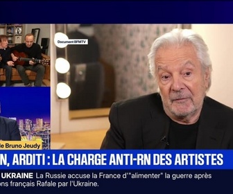 Replay BFM Grand Soir - Souchon, Arditi : la charge anti-RN des artistes - 18/11