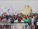 Replay Journal de l'Afrique - RD Congo : heurts et gaz lacrymogène lors de rassemblements de l'opposition