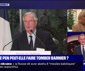 Replay Perrine jusqu'à minuit - Marine Le Pen peut-elle faire tomber Michel Barnier ? - 25/11