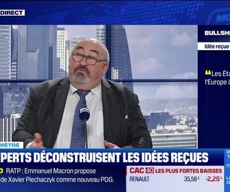 Replay BFM Bourse - Bullshitomètre : Les USA battent l'Europe à plate couture - FAUX répond Emmanuel Lechypre - 18/12