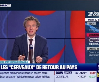 Replay Le 19h Eco - 80% des étudiants chinois reviennent au bercail: comment, à la différence de l'Europe et de la France, la Chine réussit à faire revenir ses cerveaux depuis plus de 15 ans