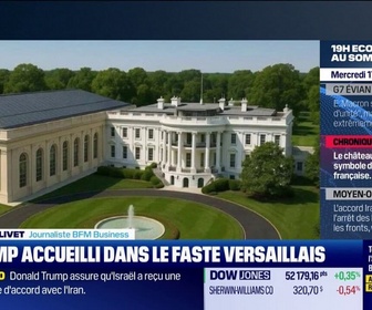 Replay Le 19h Eco - Trump à Versailles : l'arme secrète de la diplomatie de Macron
