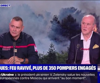 Replay BFM Story - Story 1 : Feu ravivé, plus de 350 pompiers engagés à Martigues - 18/07