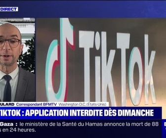 Replay BFM Story - Story 1 : Tiktok, application interdite dès dimanche aux États-Unis - 17/01