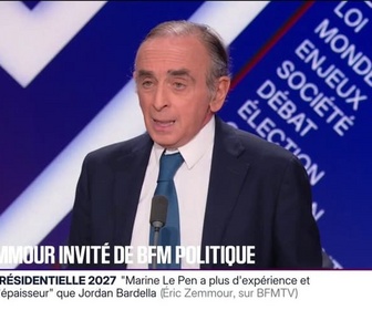 Replay BFM Politique - Organisons-la: Éric Zemmour répond à Laurent Wauquiez qui évoquait une primaire à droite de Gérald Darmanin à Sarah Knafo