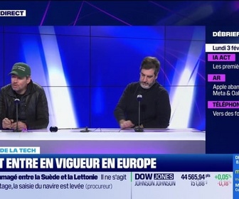 Replay Tech & Co, la quotidienne - L'IA Act entre en vigueur en Europe - 03/02