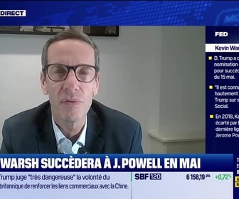Replay BFM Bourse - USA Today : FED, K. Warsh succèdera à J. Powell en mai, par John Plassard et Léa Dauphas - 30/01
