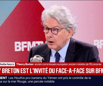 Replay Face à Face - La France est à l'arrêt, estime Thierry Breton, ancien Commissaire européen, ancien ministre de l'Economie